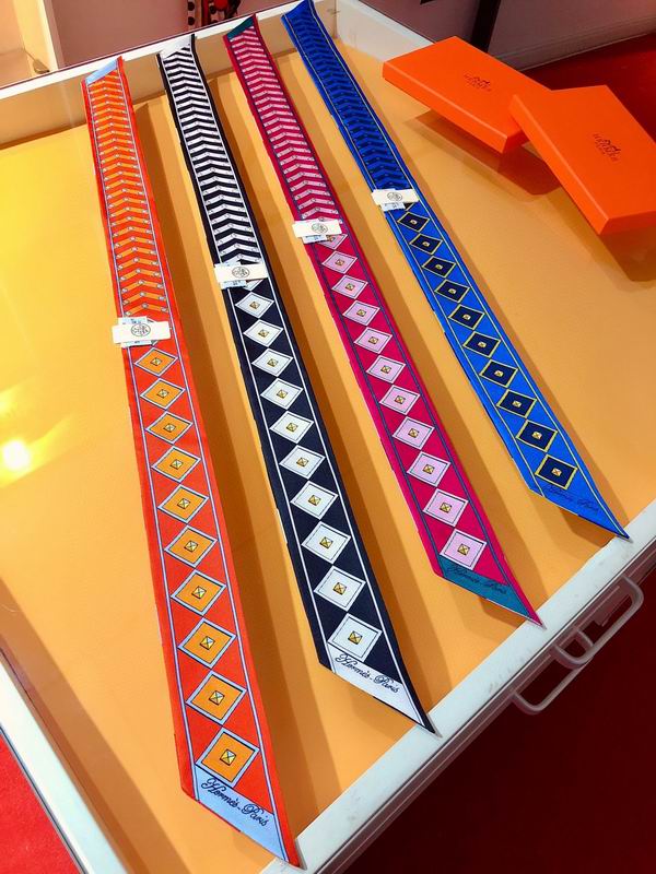 Hermes silk ribbon 5X86cm E011032